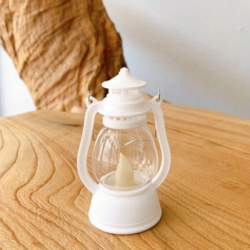 El Feneri LED Mum Işıklı Beyaz