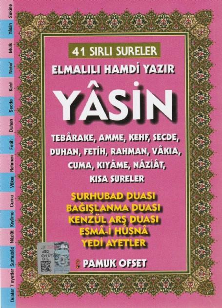 41 Sırlı Sureler Yasin Tebareke Amme Duhan (Orta Boy) (Yas-225)