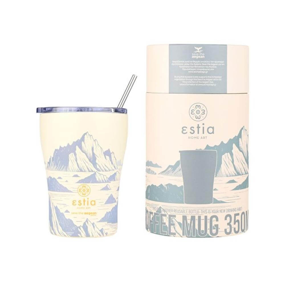 Estia Save The Aegean Termos Coffee Mug Alpine Essence 350ml

