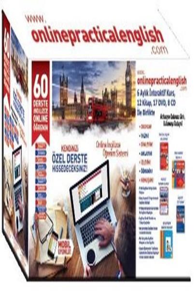 60 Derste Online İngilizce Öğrenim Seti 6 Aylık İnteraktif Kurs İle Birlikte (12 Kitap-17 Dvd-8 Cd)