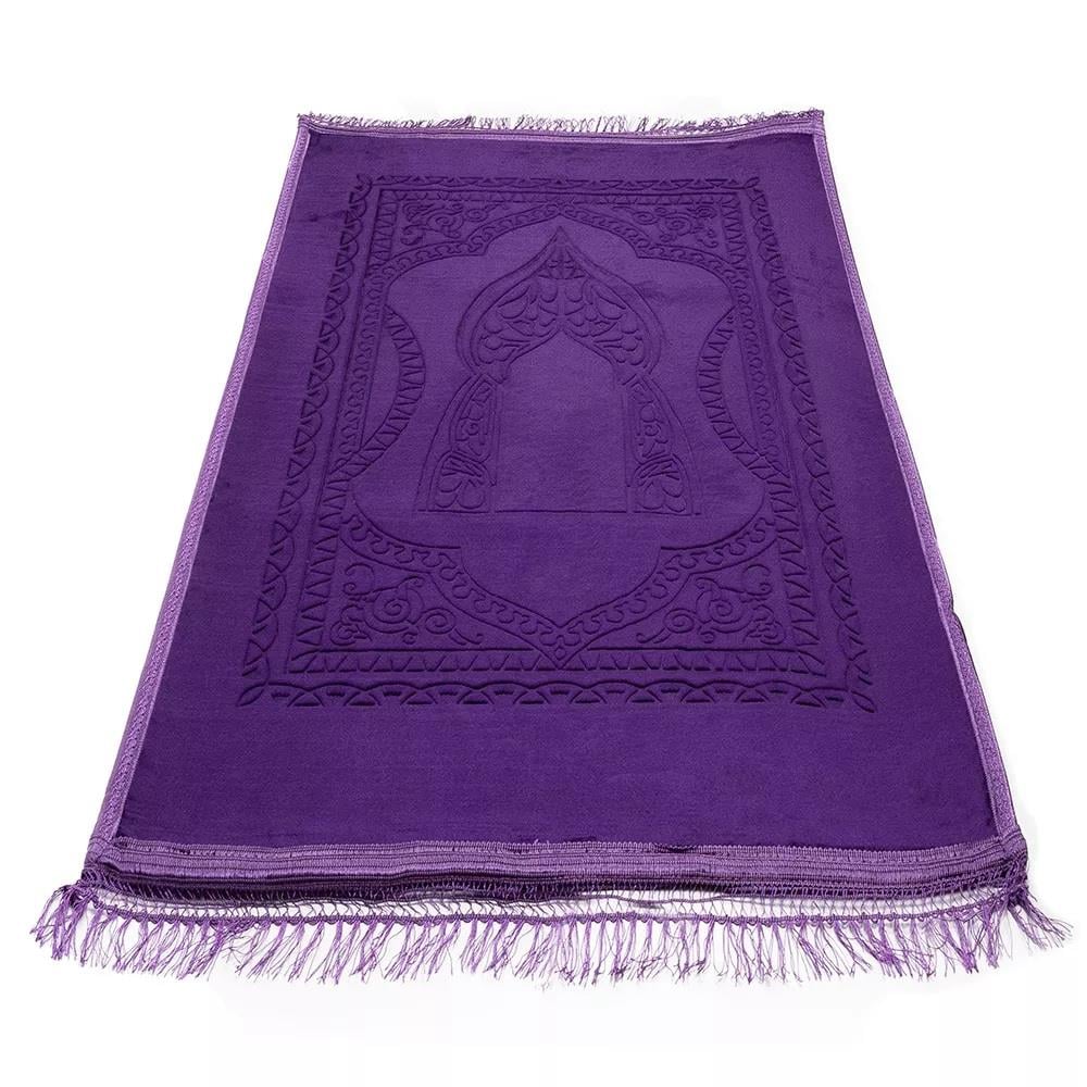 Peluş Seccade Mor
