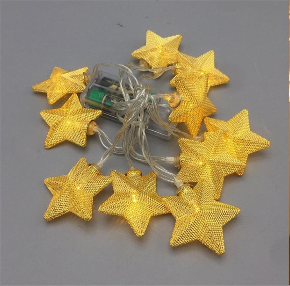 METAL YILDIZ LED ŞERİT IŞIK ZİNCİRİ 1.55 METRE
