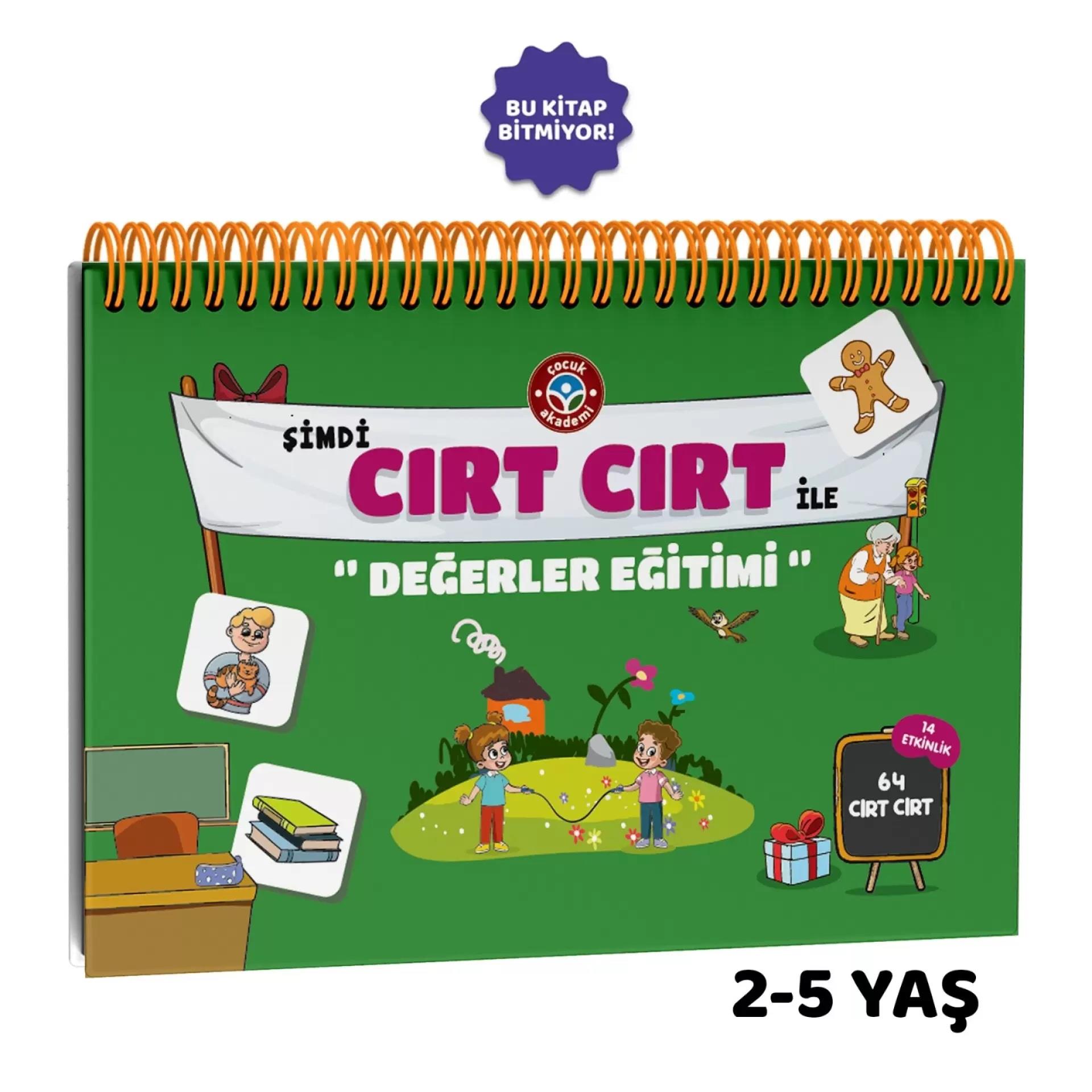 Çocuk Akademi Şimdi Cırt Cırt Vakti Değerler Eğitimi Etkinlik Kitabı
