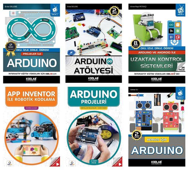 Arduino Programlama Eğitim Seti - 6 Kitap Takım