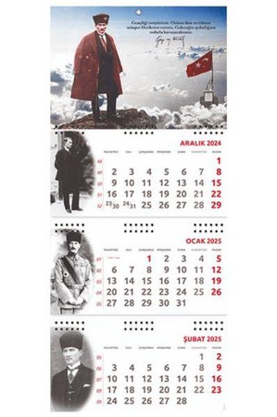 Atatürk Gemici Duvar Takvimi - Sakarya 2025