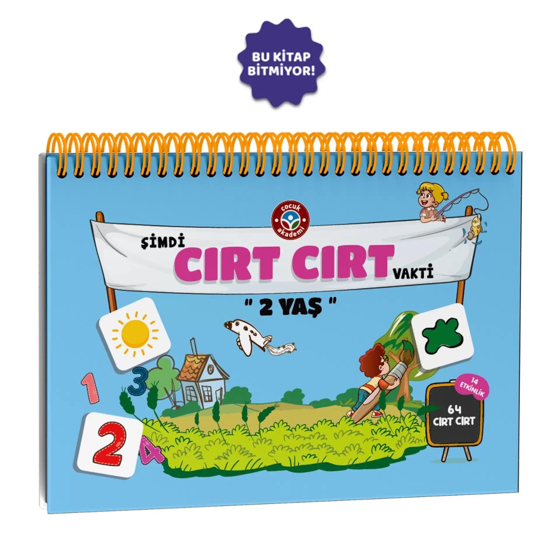2 Yaş Cırt Cırtlı Etkinlik Kitabı
