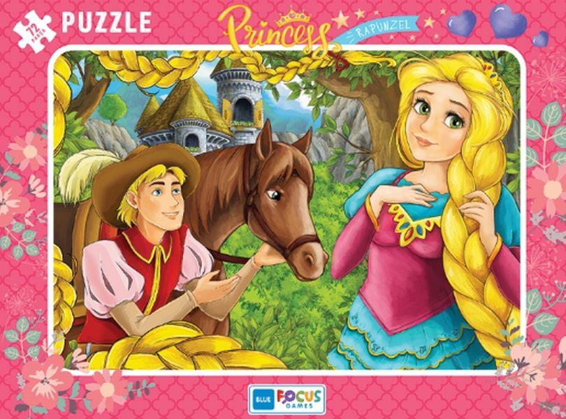 Blue Focus Princess Rapunzel - Puzzle 72 Parça