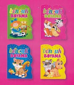 Boncuk Boyama (4 Kitap - Şekilli Kesim)