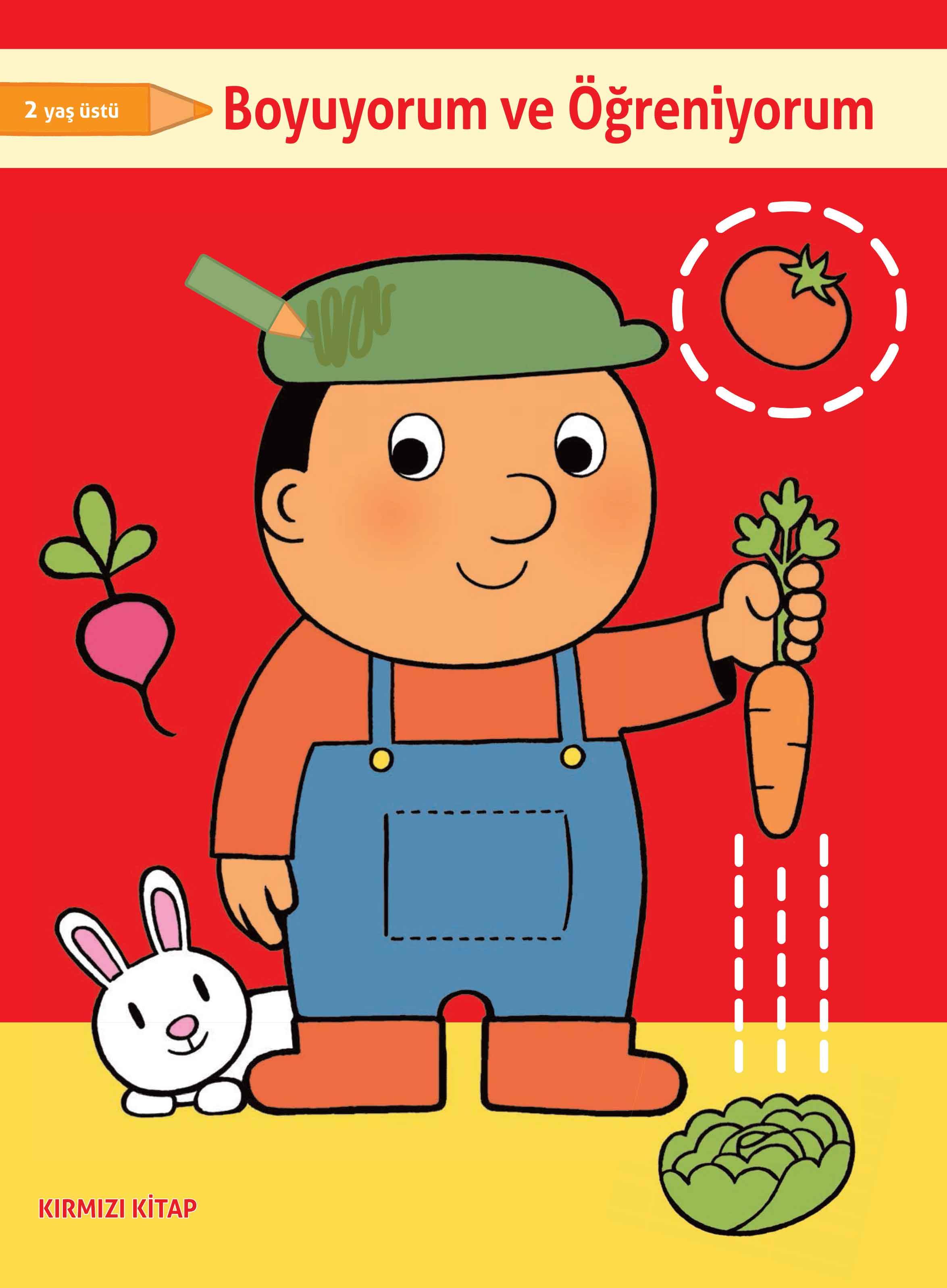 Boyuyorum ve Öğreniyorum - Kırmızı Kitap +2 Yaş