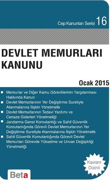 Cep 16 - Devlet Memurları Kanunu