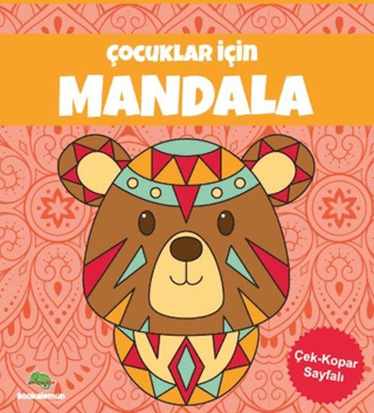 Çocuklar İçin Mandala - Turuncu