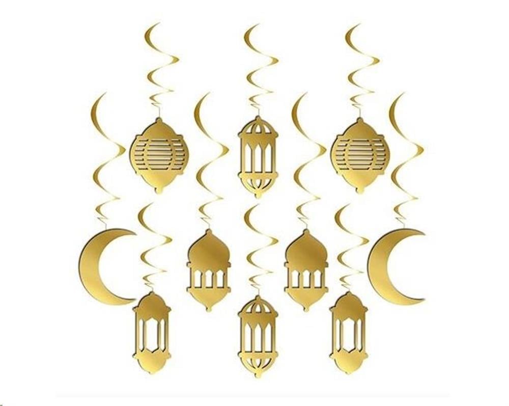RAMAZAN SÜSÜ 3D TAVAN SÜS RAMAZAN GOLD 10'LU
