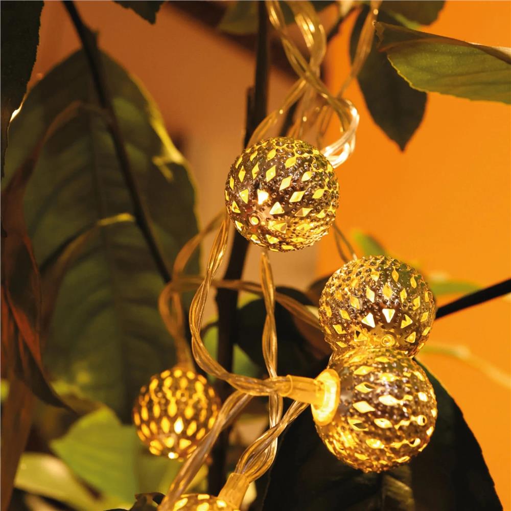 Metal LED Küre Işık Zinciri