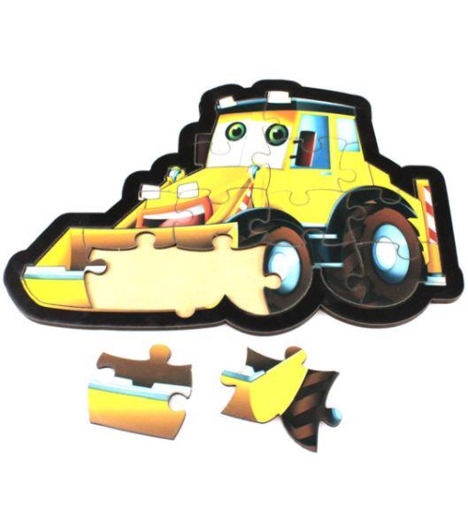 Dozer Puzzle - Ahşap