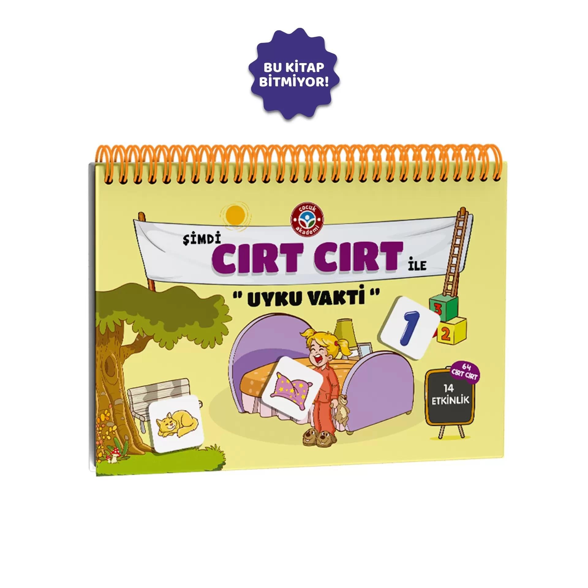 Çocuk Akademi Şimdi Cırt Cırt ile Uyku Vakti Etkinlik Kitabı
