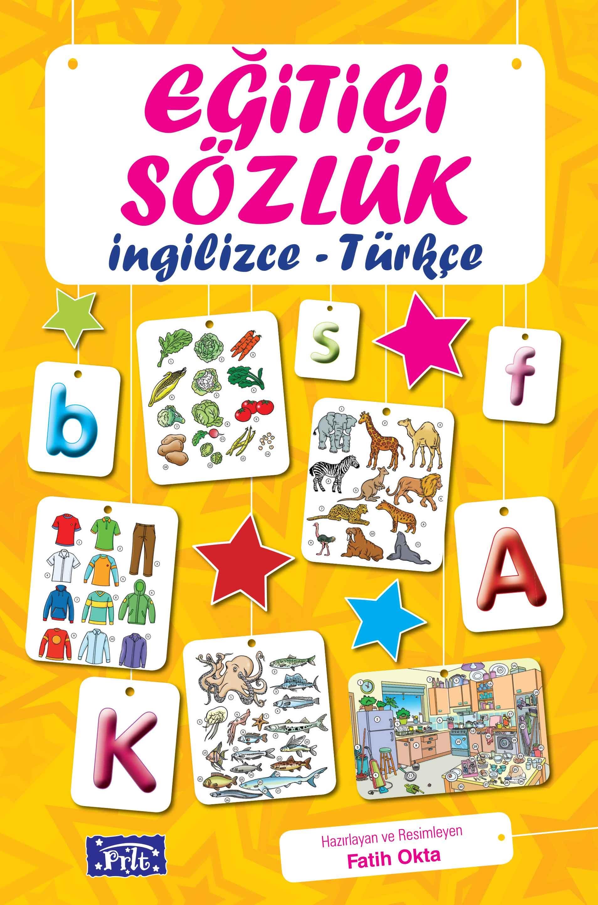 Eğitici Sözlük - İngilizce - Türkçe