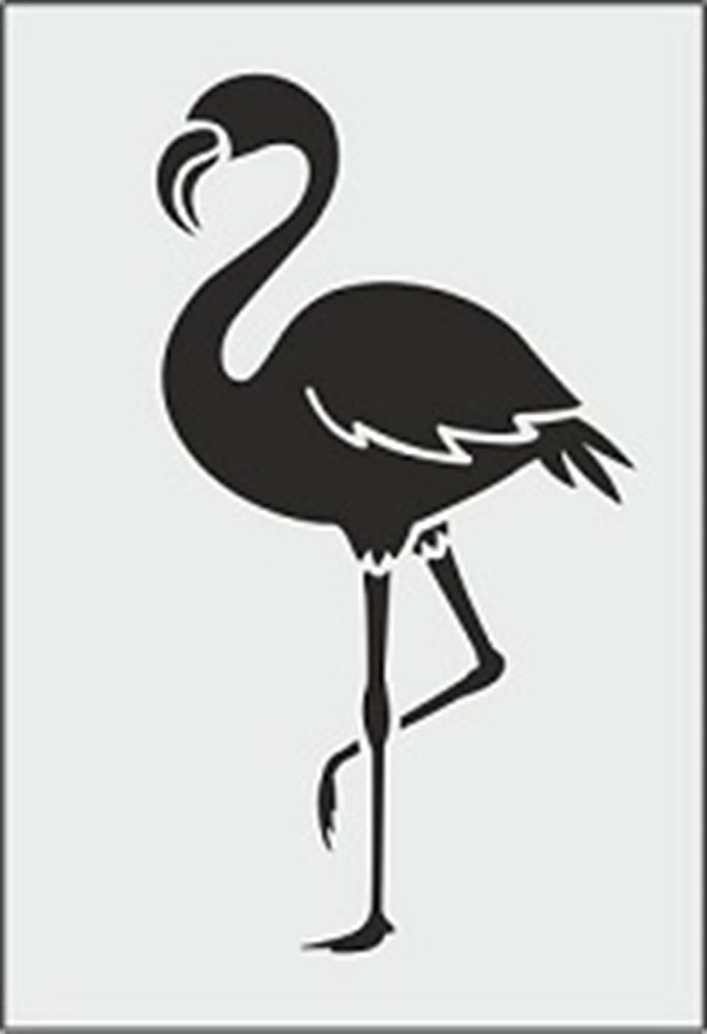 FLAMİNGO, E STENCİL (25X35)
