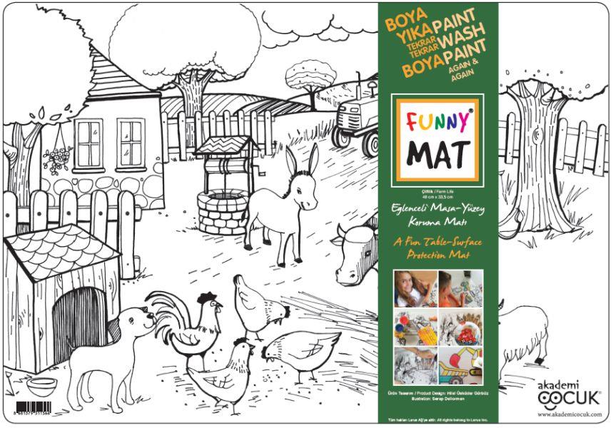 Funny Mat - Çiftlik - 33,5x48cm
