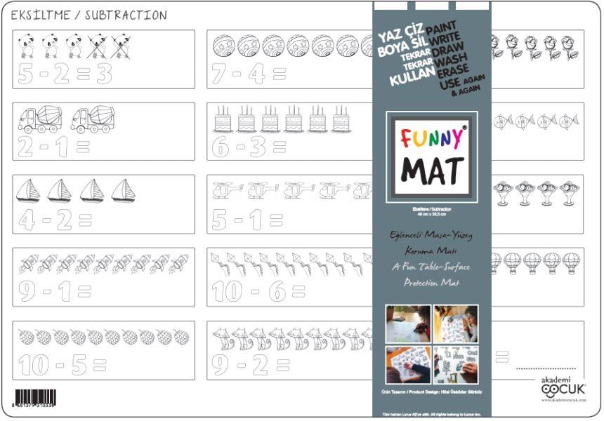 Funny Mat - Eksiltme 33,5x48cm