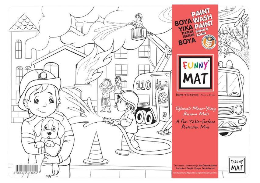 Funny Mat - Mini  İtfaiye