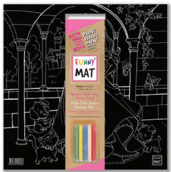 Funny Mat - Prenses 40x40cm