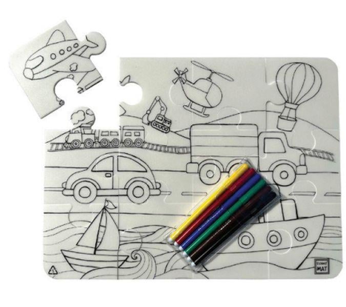 Funny Mat - Taşıtlar 30 X 40 Cm