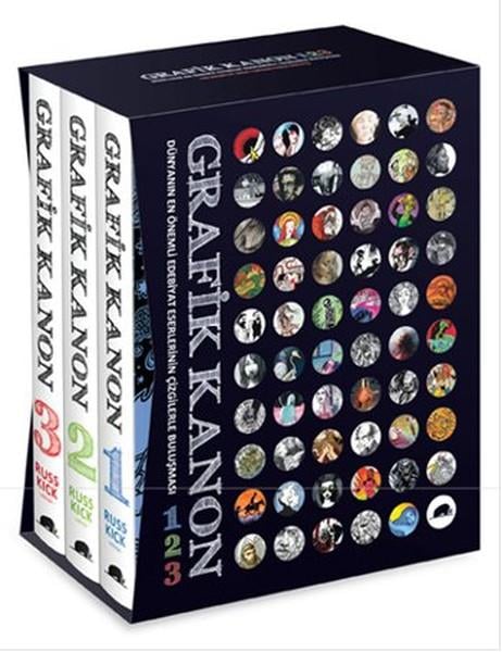 Grafik Kanon (3 Cilt)  Dünyanın En Önemli Edebiyat Eserlerinin Çizgilerle Buluşması