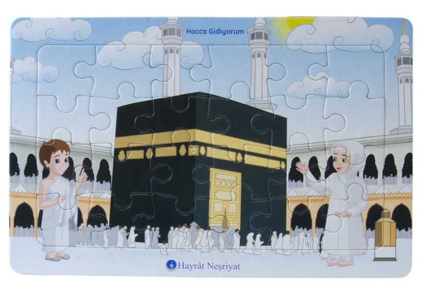 Hacca Gidiyorum 24 Parça Yapboz