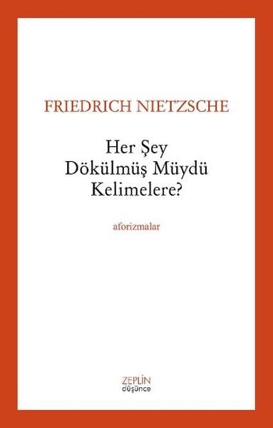 Her Şey Dökülmüş Müydü Kelimelere?