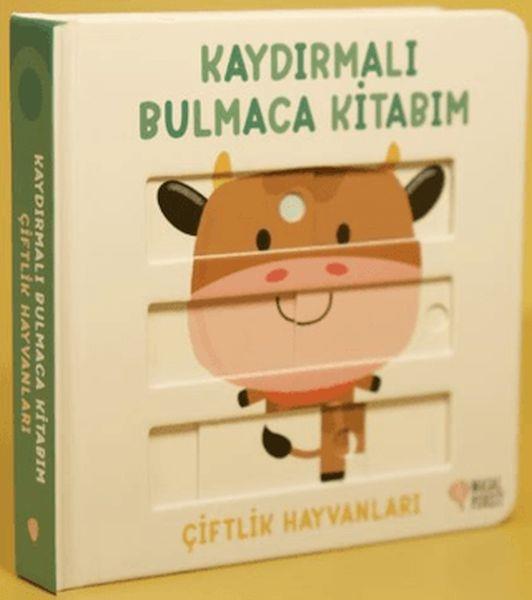 Kaydırmalı Bulmaca Kitabım - Çiftlik Hayvanlar