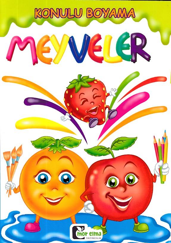 Konulu Boyama - Meyveler
