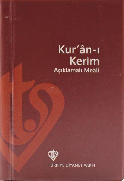 Kuranı Kerim Açıklamalı Meali Hafız Boy Metinsiz Plastik Kapak