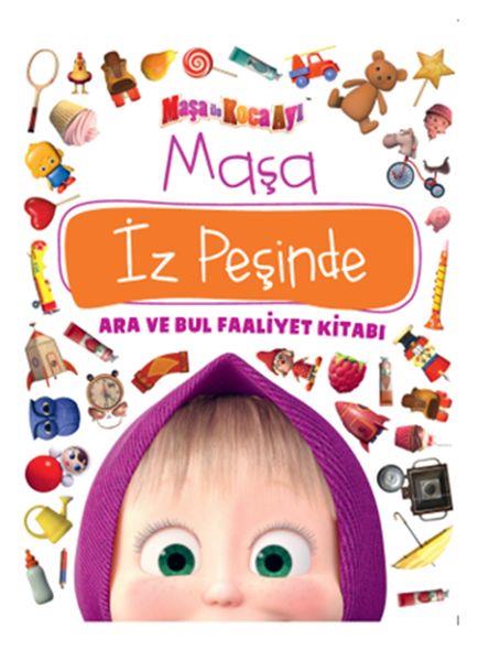 Maşa İle Koca Ayı - Maşa İz Peşinde - Ara ve Bul Faaliyet Kitabı
