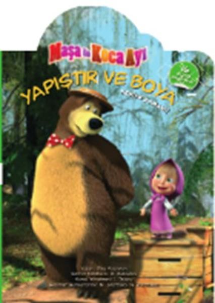 Maşa ile Koca Ayı - Yapıştır Boya - Hediye Zamanı