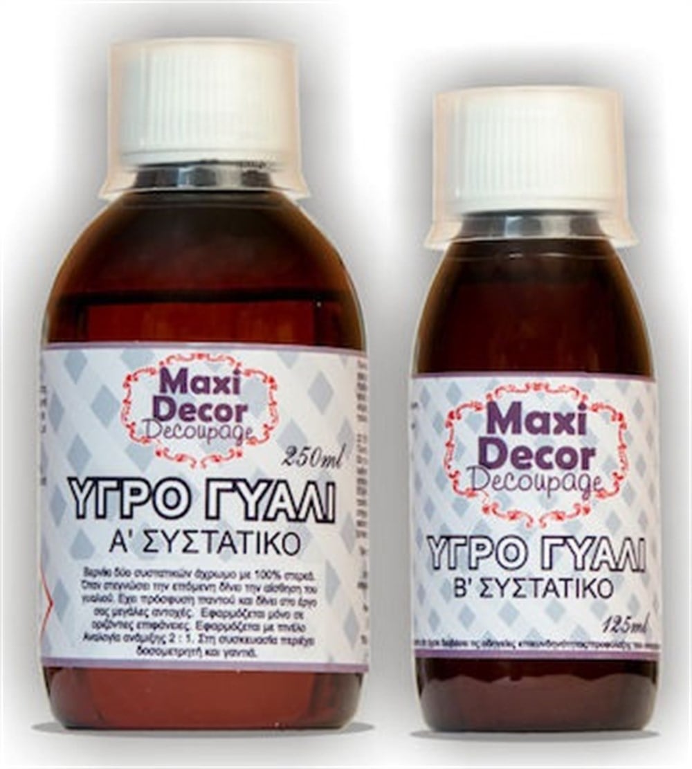 MAXİ DECOR EPOKSİ REÇİNE ŞEFFAF 750 GR  (500GR+250GR)