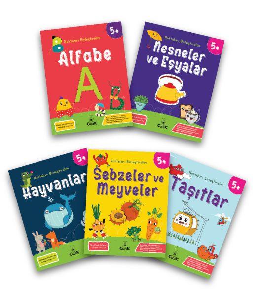 Noktaları Birleştirelim Serisi +5 Yaş (5 Kitap)