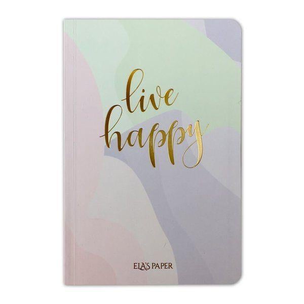 Pastel Live Happy Defter