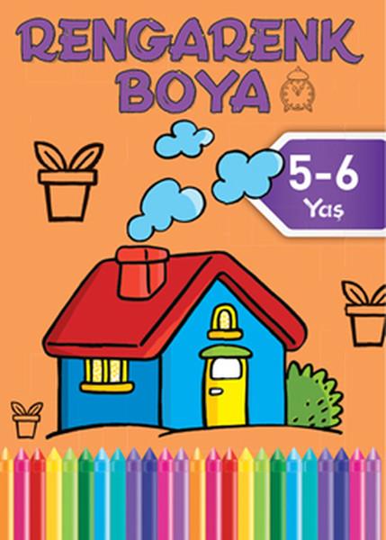 Rengarenk Boya 6 / 5-6 Yaş Turuncu Kitap