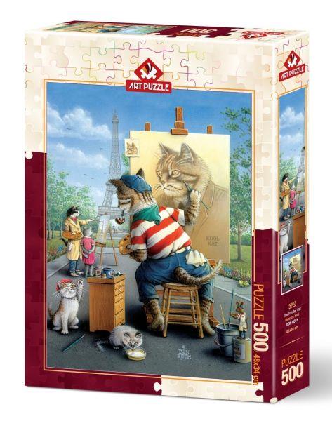 Ressam Kedi 5087 (500 Parça)