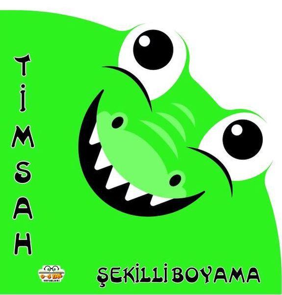 Şekilli Boyama Timsah