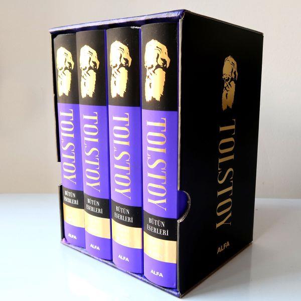 Tolstoy Bütün Eserleri - Ciltli 4 Kitap Takım