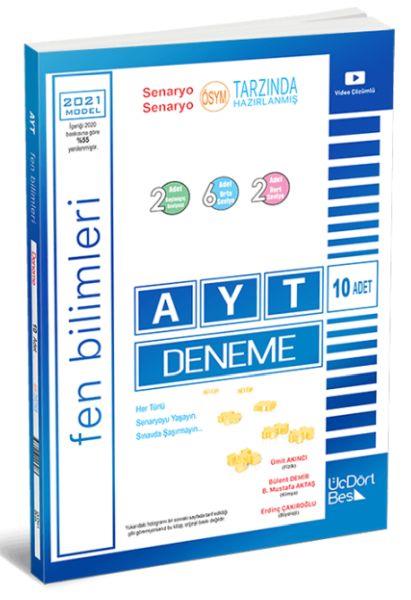 Üç Dört Beş 2021 AYT 10 lu Fen Bilimleri Denemesi
