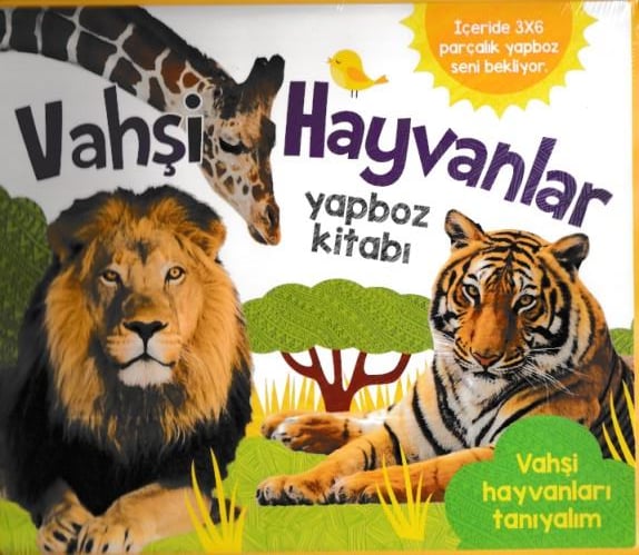 Vahşi Hayvanlar Yapboz Kitabı