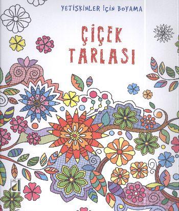 Yetişkinler İçin Boyama - Çiçek Tarlası