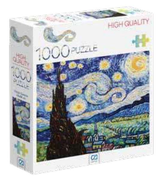 Yıldızlı Gece Puzzle 1000