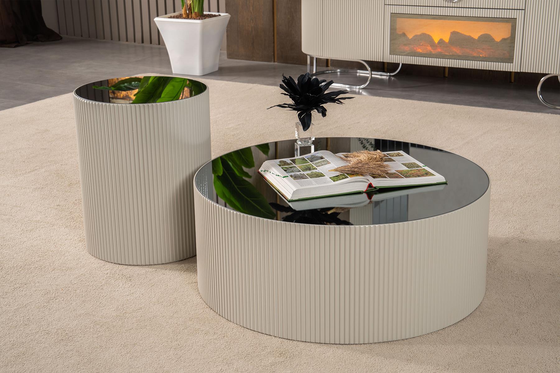 Latte Orta Sehpa Grey