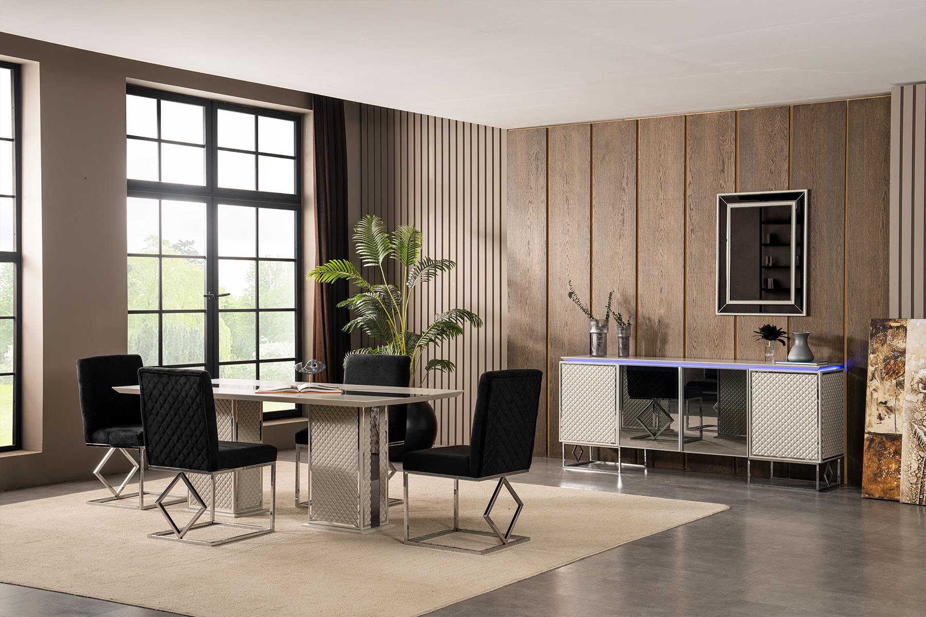 Prada Yemek Odası Grey