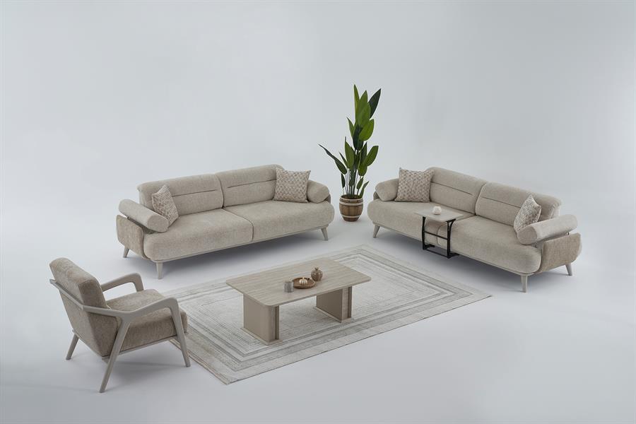 Madrid Koltuk Takımı Krem