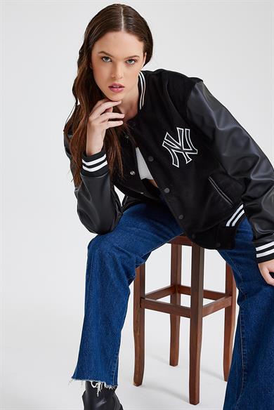 Unisex Bomber Kolej Ceket