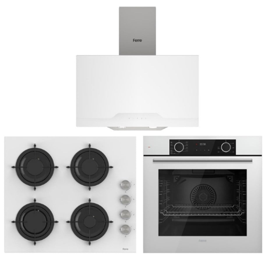 Ferre FryArt Beyaz Ankastre Set